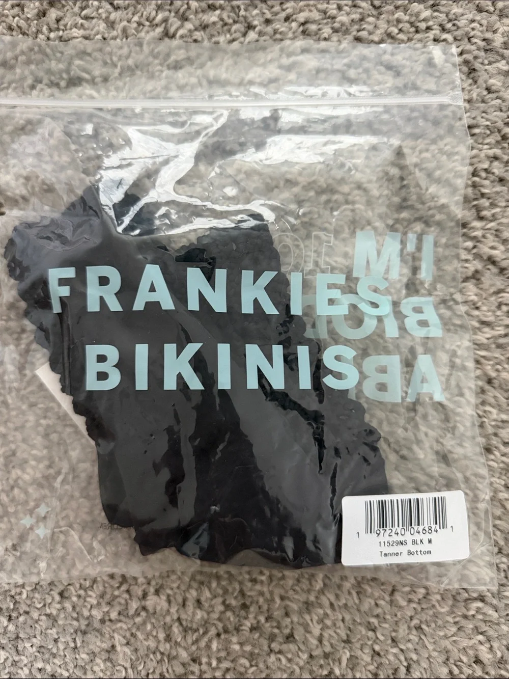 Frankie’s Bikini Tanner Cheeky Bikini Bottom in Black